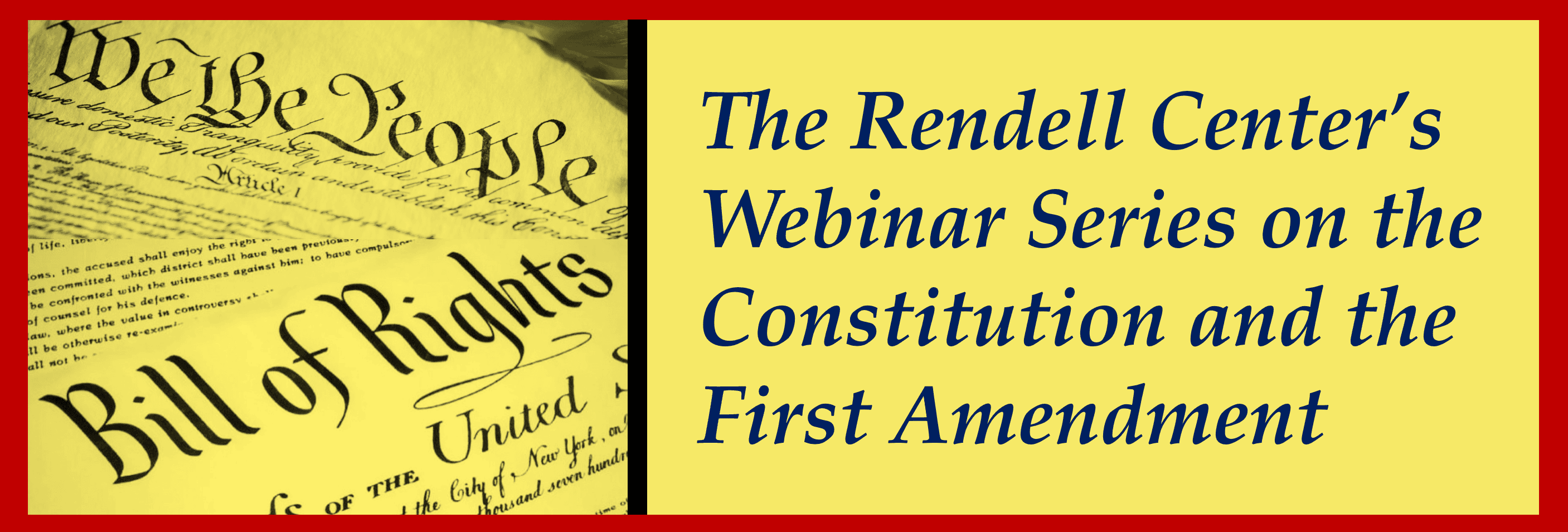 Webinar Series Banner Graphic The Rendell Center Webinar Series Logo