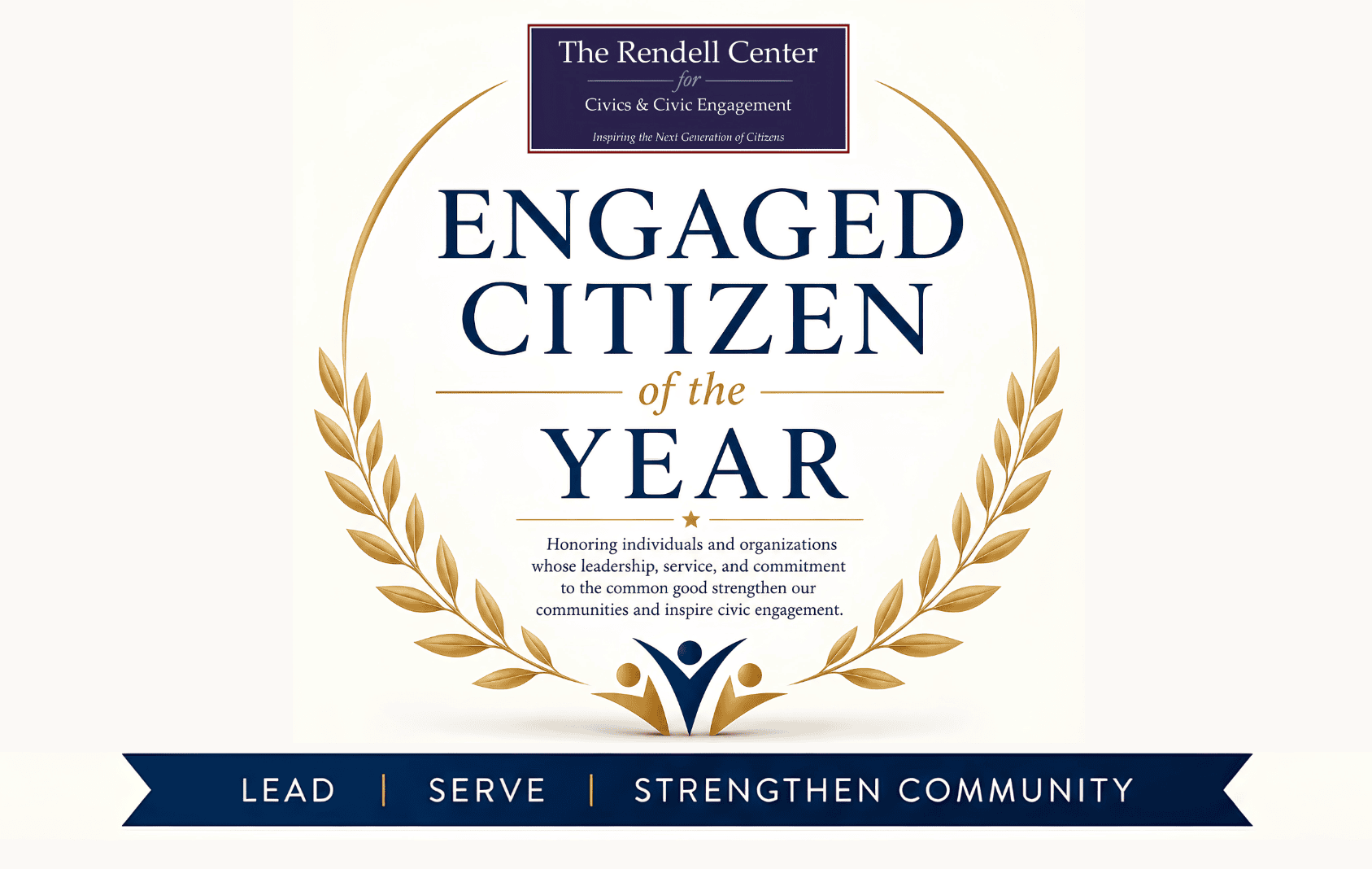 Engaged Citizen Webpage Banner Engaged Citizen of the Year Award from the Rendell Center