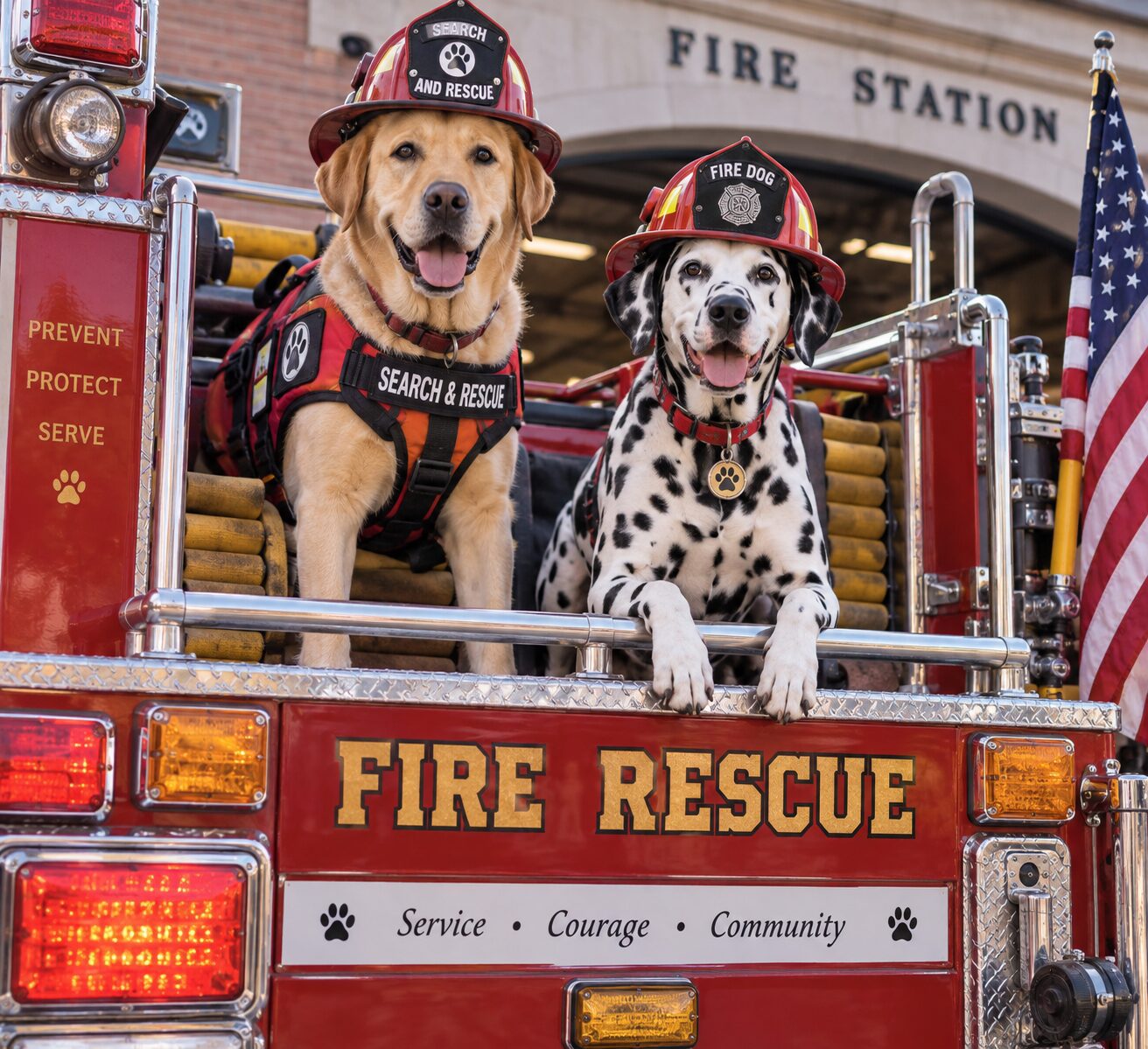 Sprinkles The Firedog